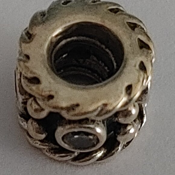 PANDORA Rhine Stone Charm Studded Bikercore - Picture 4 of 5